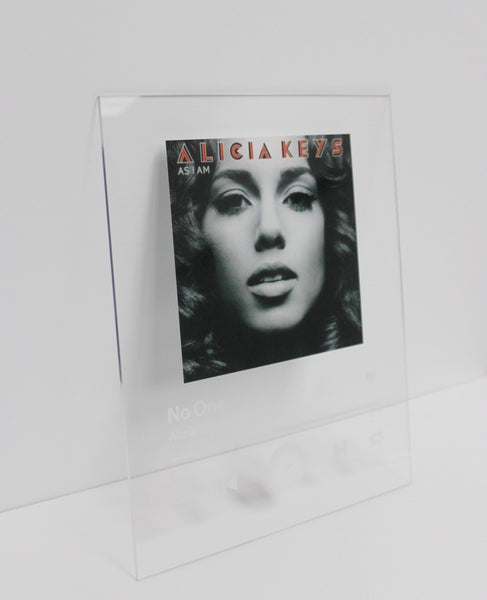 Custom glass album Spotify alicia keys