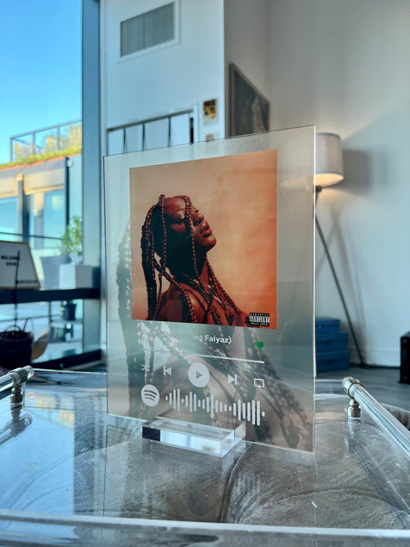 Stained Glass Acrylic Song Plaque - SPOTIFY (scan + play) - Pictical™