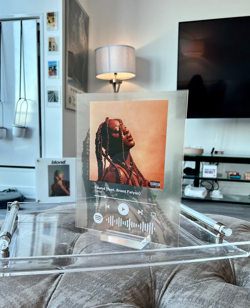 Stained Glass Acrylic Song Plaque - SPOTIFY (scan + play) - Pictical™