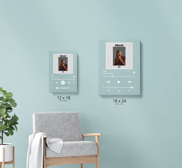 Limited Edition Custom Spotify Album Cover Scan + Play (12x18 and 18x24) - Pictical™