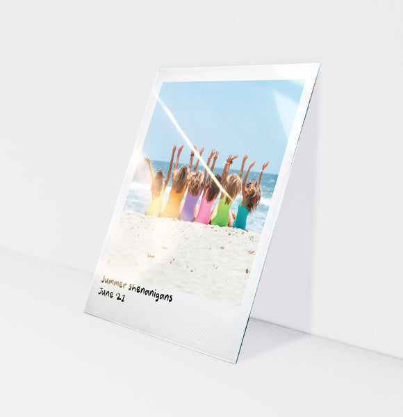 Acrylic Classic Personalized Polaroid Photo Tile - Pictical™